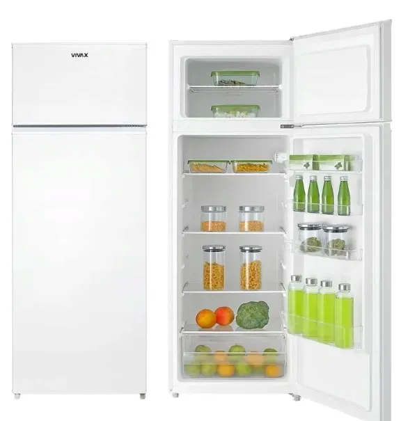 Lodówka Lodówko Zamrażarka Chłodziarka Vivax 159cm 235L Biała 41dB SN/N/ST