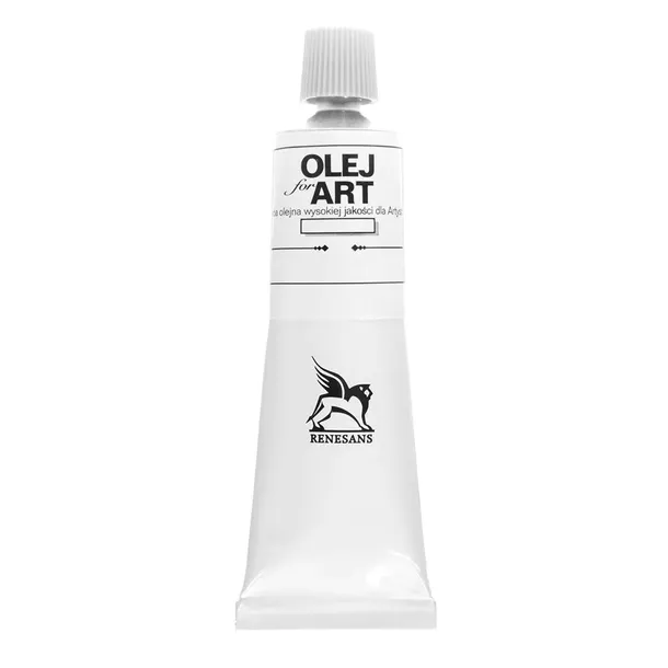 Renesans Farba olejna Olej for Art 60 ml Biel tytanowa podwójnie kryjąca 53
