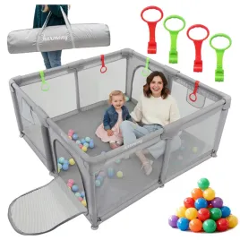 kojec-dzieciecy-140x140-cm-plac-zabaw-suchy-basen-uchwyty-i-50-pilek