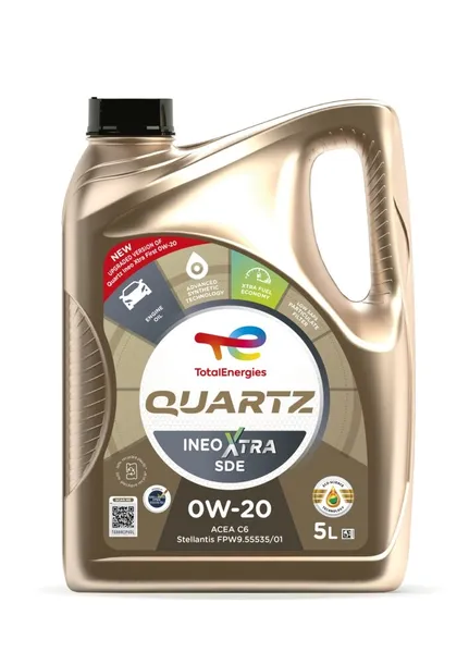 TOTAL INEO SDE XTRA 0W20 5L zastępuje Total Ineo First Extra 0w20