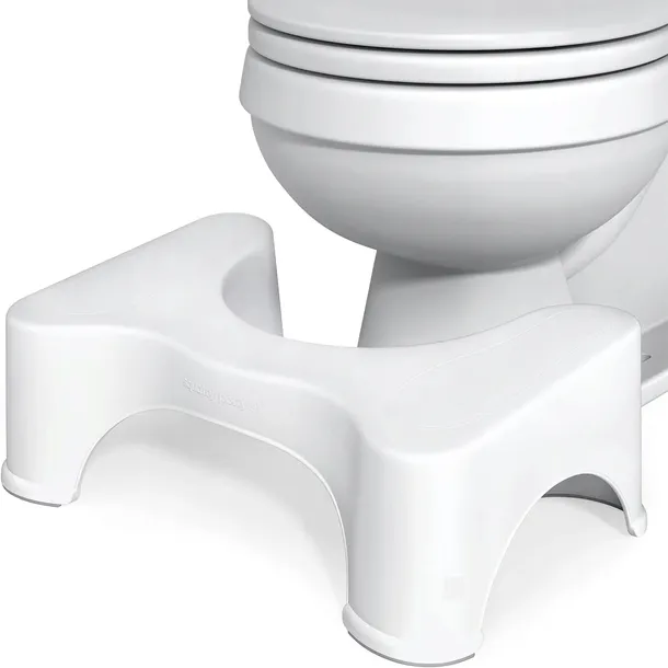 PODNÓŻEK DO TOALETY ERGONOMICZNY TOALETOWY PODEST TABORET ŁAZIENKOWY DO WC