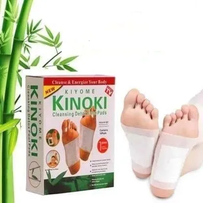 Plastry na stopy DETOX odchudzające AIKIDO kinoki 10 szt. 5 par