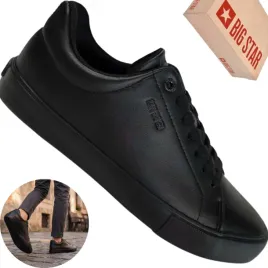 buty-meskie-big-star-uu174031-czarne-sneakersy-klasyczne-skorzane