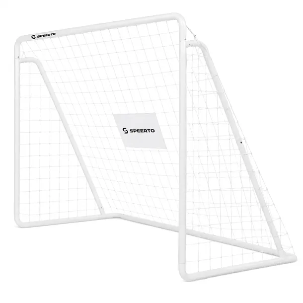 Bramka Piłkarska Metalowa SPEERTO 213x150x90cm z Siatką Treningowa Składana