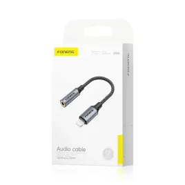 foneng-adapter-bm30-lightning-jack-3-5mm-0-14m-czarny