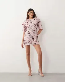 arrange-mini-sukienka-szerokie-ramiona-cekiny-b25-xs