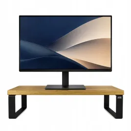 polka-pod-monitor-podstawka-debowa-na-biurko-metalowa-drewno-solidna