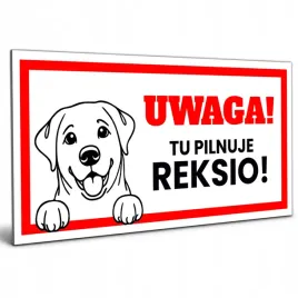 tabliczka-uwaga-pies-z-rasa-imieniem-psa-labrador-retriever-16x8cm-pcv
