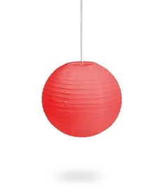 lampion-papierowy-kula-30cm-czerwony