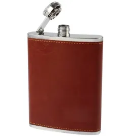 piersiowka-stylowa-elegancka-brazowa-skora-stal-nierdzewna-240ml-8oz