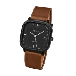 zegarek-damski-meski-czarny-brazowy-pasek-klasyczny-quartz