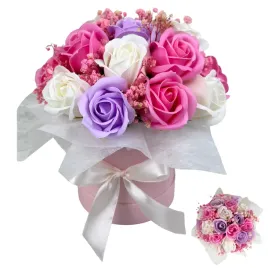 flowerbox-kwiaty-mydlane-roze-mydlane-prezent-walentynki-upominek-dla-niej