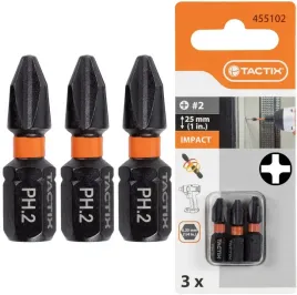 bity-udarowe-impact-25mm-koncowka-ph2-tactix-3-szt