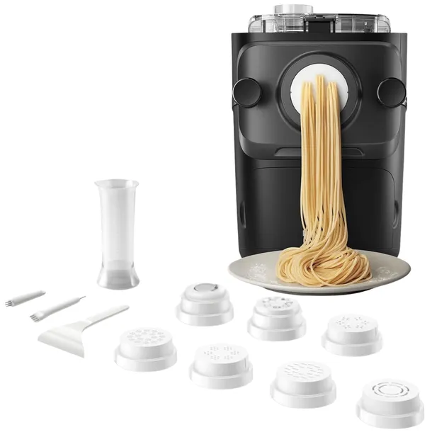Philips Pasta Maker Seria 7000 HR2665/93 automatyczna maszynka do makaronu 200 W 8 tarcz wbudowana waga 2 programy ProExtrude do 800 g HomeID czarna
