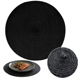 podkladka-okragla-38-cm-czarna-na-stol-dekoracyjna-pod-talerz-boho-pleciona