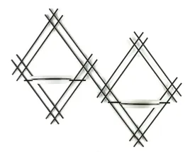 czarny-metalowy-kwietnik-scienny-podwojny-loft