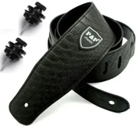 skorzany-pas-do-gitary-2-x-zaczep-strap-lock-pasek-gitarowy-czarny