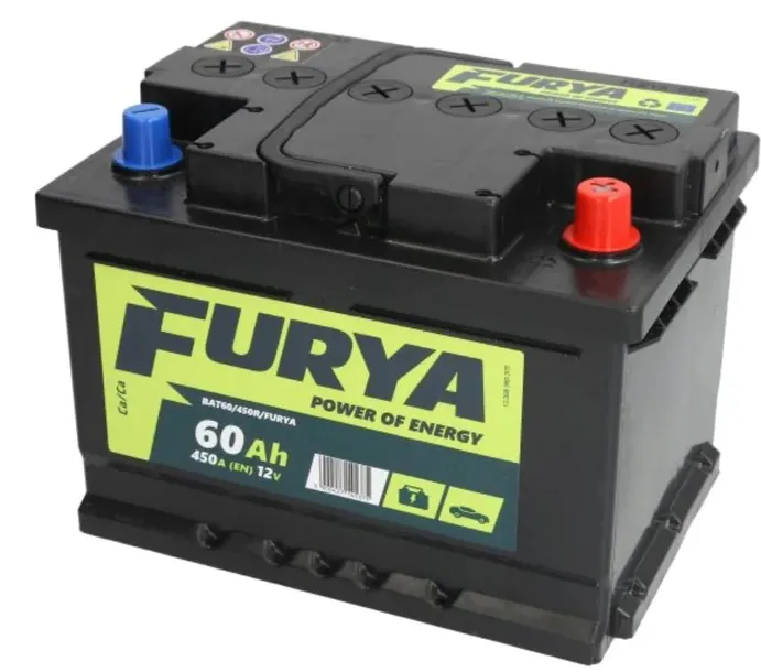 AKUMULATOR FURYA 12V 60AH 450A P+ , RADOM