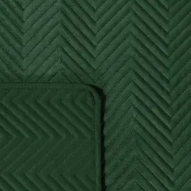 pikowana-narzuta-sofia-200x220-cm-zielona-pled-koc-jodelka-gruba-glamour