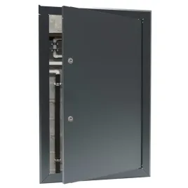 drzwiczki-rewizyjne-metalowe-50x100-grafit-ral7016-zamek-inst-wod-kan-gaz
