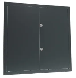drzwiczki-rewizyjne-metalowe-110x120-grafit-ral7016-zamek-inst-wod-kan-gaz