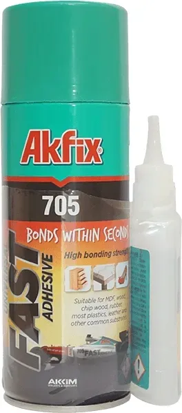 Klej cyjanoakrylowy Akfix 705 125g +400ml