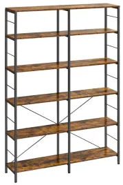 industrialny-regal-na-ksiazki-dekoracje-6-poziomow-rustykalny-dab-1725-cm