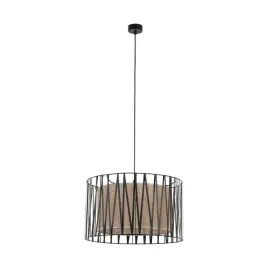 lampa-wiszaca-harmony-czarny-bezowy-abazur-3xe27-50cm-nowoczesna-sufitowa