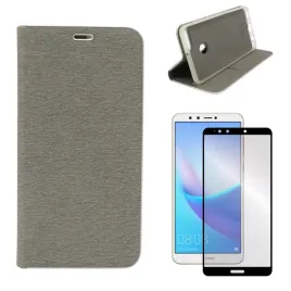 etui-obudowa-pokrowiec-case-do-huawei-y9-2018-flip-vennus-szary-i-szklo