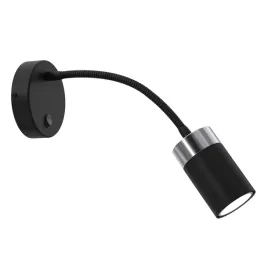 lampa-scienna-regulowany-joker-czarny-srebrny-1xgu10-kinkiet-do-domu-pokoju