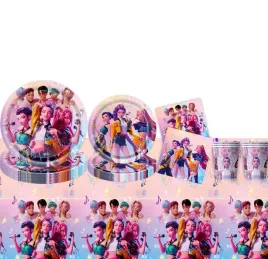 oro-party-zestaw-dekoracji-na-stol-kpop-demon-hunters-talerzyki-kubki-obrus