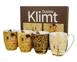 4x-kubek-porcelanowy-350ml-gustav-klimt-opakowanie-na-prezent-ozdobne