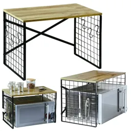 polka-kuchenna-stojak-na-mikrofalowke-organizer-z-blatem-na-przyprawy-loft