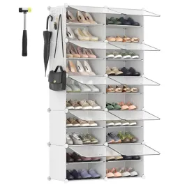 modulowy-organizer-szafka-na-buty-10-pudelek-boczne-haczyki-na-klucze-bialy