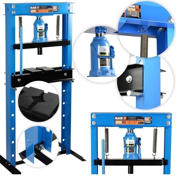 PRASA HYDRAULICZNA 20T WARSZTATOWA + PRYZMY BLACK