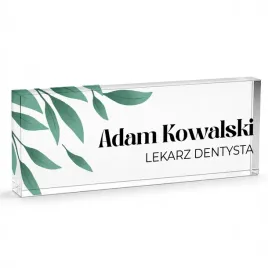 identyfikator-na-biurko-biurowy-wizytownik-tabliczka-akrylowa-szklo-zielen