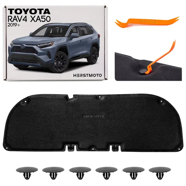 TOYOTA RAV4 V XA50 2019+ WYGŁUSZENIE MASKI KOMPLET + SPINKI 5334142100