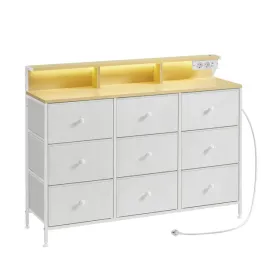 biala-waska-komoda-wbudowana-listwa-zasilajaca-oswietlenie-led-9-szuflad