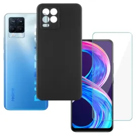 etui-do-realme-8-i-8-pro-4g-case-obudowa-futeral-jelly-czarne-matt-i-szklo