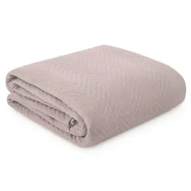 narzuta-len-3-200x220-cm-rozowa-jodelka-pikowana-na-lozko-kanape-nowoczesna