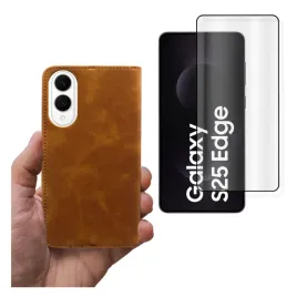 etui-case-smart-wonder-prime-do-samsung-galaxy-s25-edge-brazowy-i-szklo
