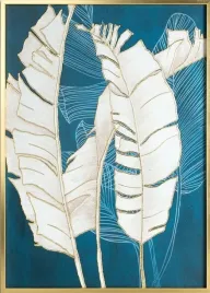 obraz-677-a-50x70-cm-egzotyczne-liscie-dekoracja-na-plotnie-do-salonu