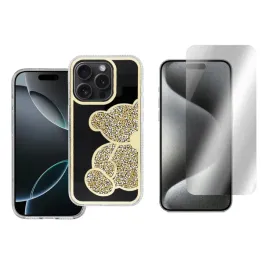 etui-obudowa-pokrowiec-teddy-bear-do-apple-iphone-16-pro-a3293-zlot-i-szklo