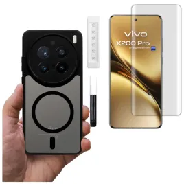 etui-case-pokrowiec-magsafe-magmat-do-vivo-x200-pro-5g-czarne-i-szklo-uv