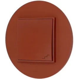 wlacznik-schodowy-z-ramka-okragla-seria-mini-kolor-terakota