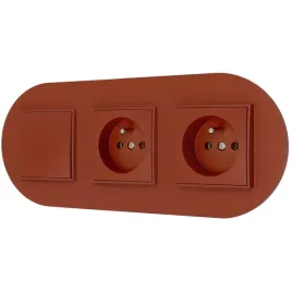 wlacznik-pojedynczy-i-dwa-gniazda-pojedyncze-z-ramka-okragla-mini-terakota