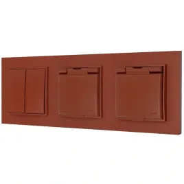 wlacznik-podwojny-i-dwa-gniazda-ip44-z-ramka-kwadratowa-mini-terakota