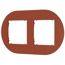 ramka-podwojna-okragla-z-tworzywa-karlik-mini-63mrto-2-terakota