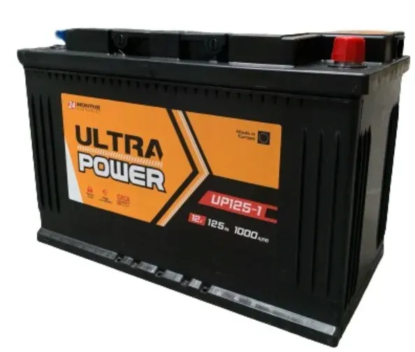 AKUMULATOR ULTRA POWER 125AH 1000A P+ RADOM