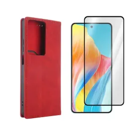 etui-smart-retro-do-oppo-a5-5g-a5m-4g-czerwony-pokrowiec-obudowa-i-szklo